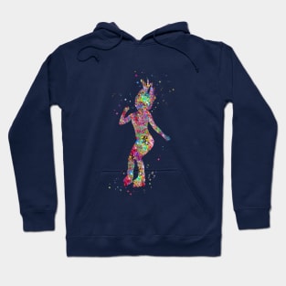 Roller skating girl Hoodie